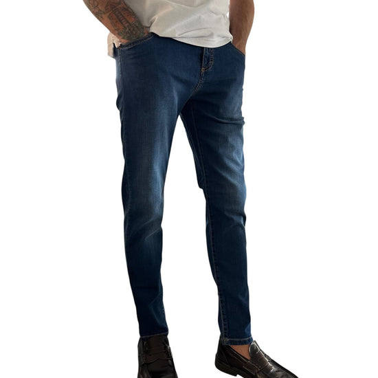 Jeans Rocco Denim scuro ROCCO D113 A742 752 CAMOUFLAGE 