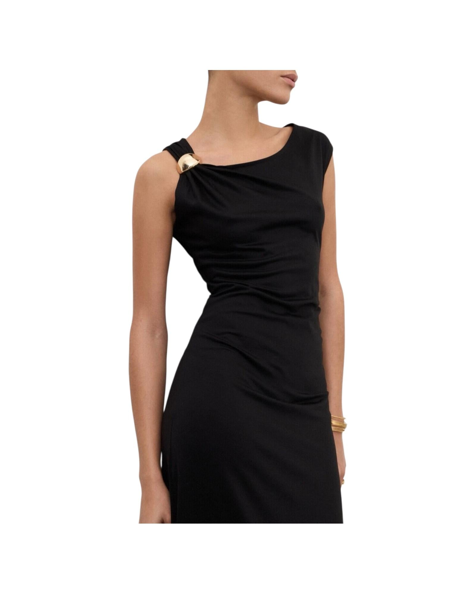 Abito lungo Nero JCK DA5353 NERO OTTOD'AME 