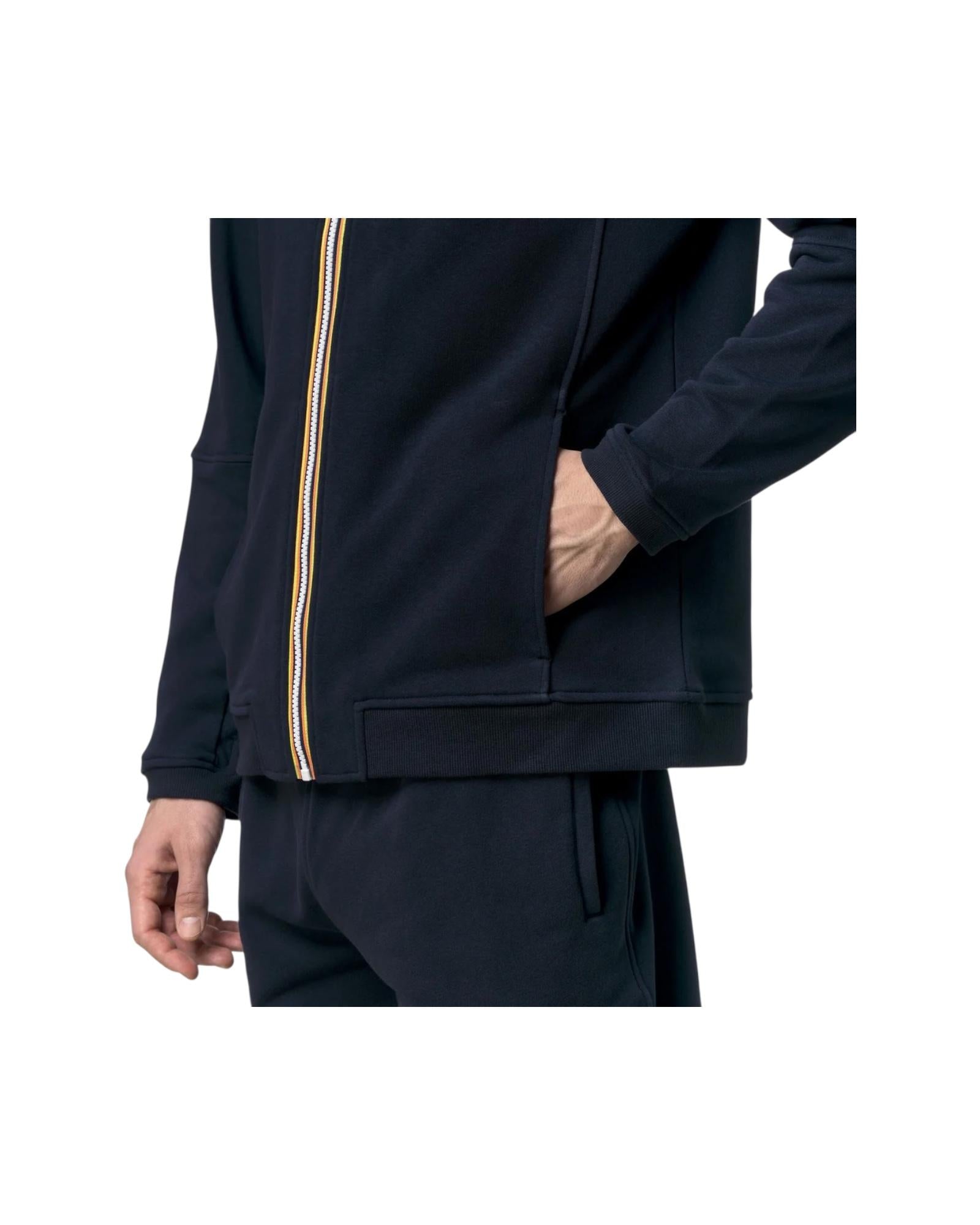 Felpa a collo alto Blue depth K1126IW K89 K-WAY 