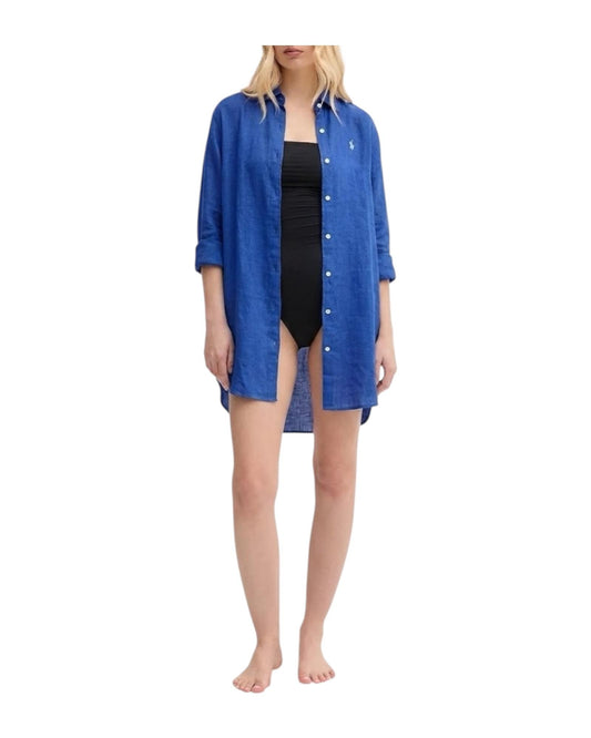 Camicione in cotone e lino Ultramrine 21564377 ULTRAMARINE RALPH LAUREN 