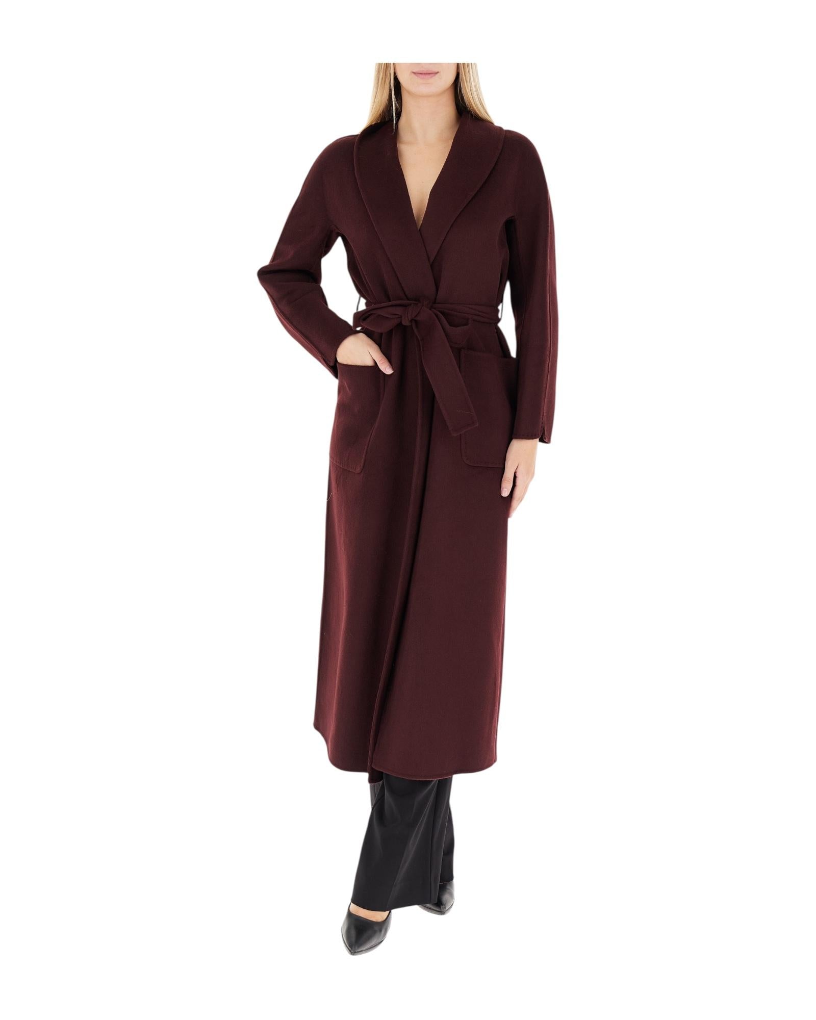 Cappotto misto lana con cintura Chianti TF0004 CHIANTI VICOLO