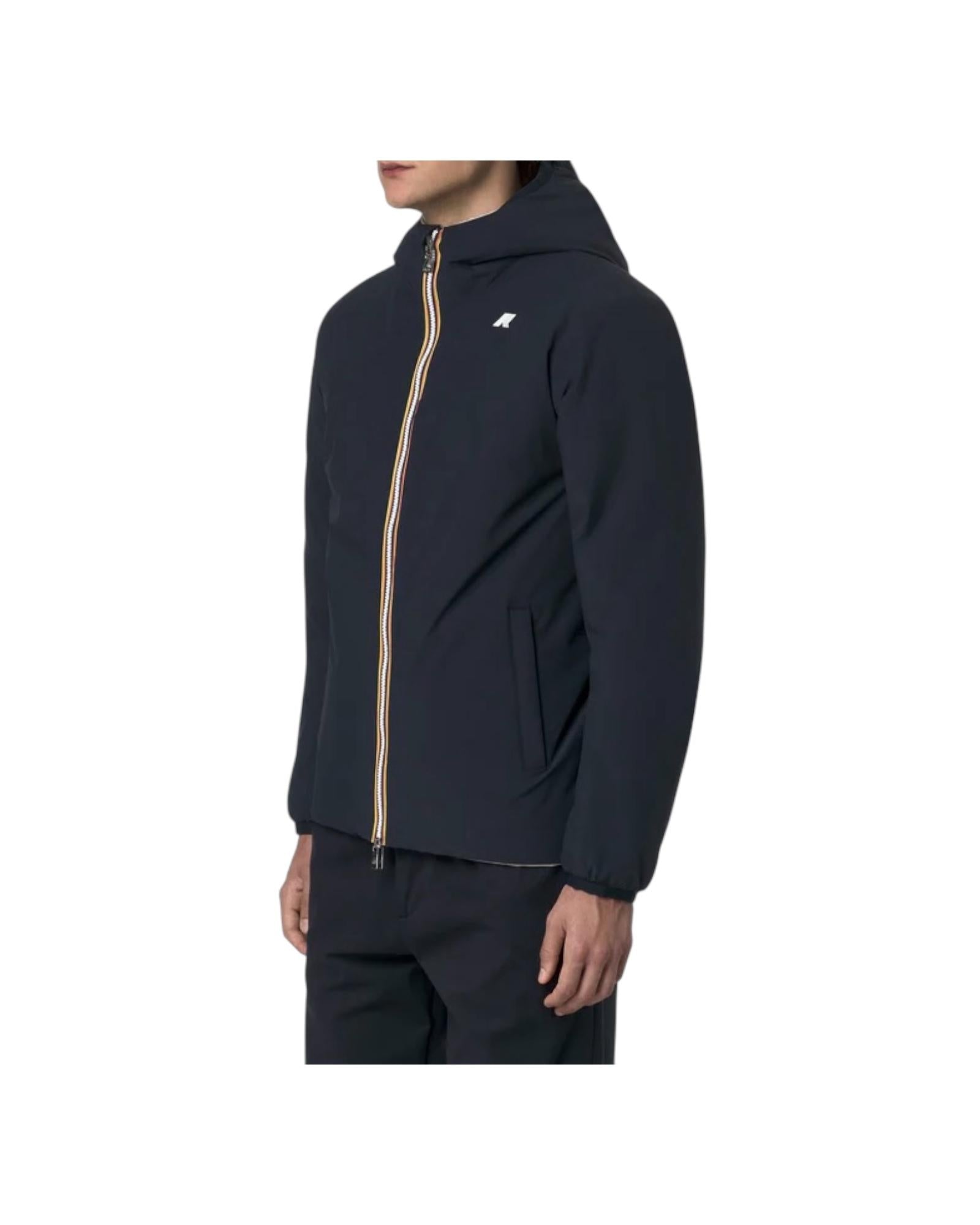 Giacca reversibile uomo Blue depth-beige cashemere K6128VW BBC K-way 