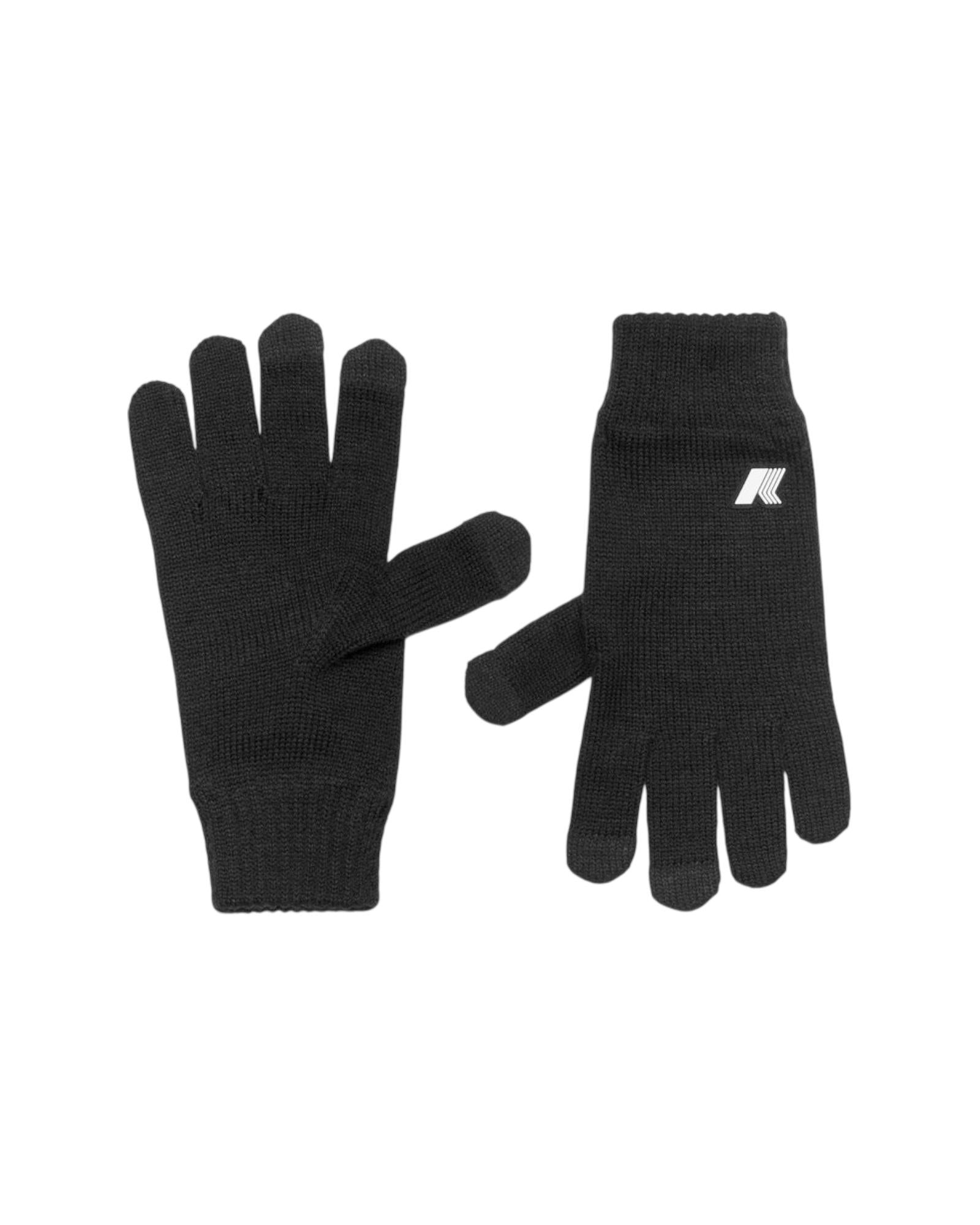 Guanti in lana Black pure melange K61335W AZ3 K-way 