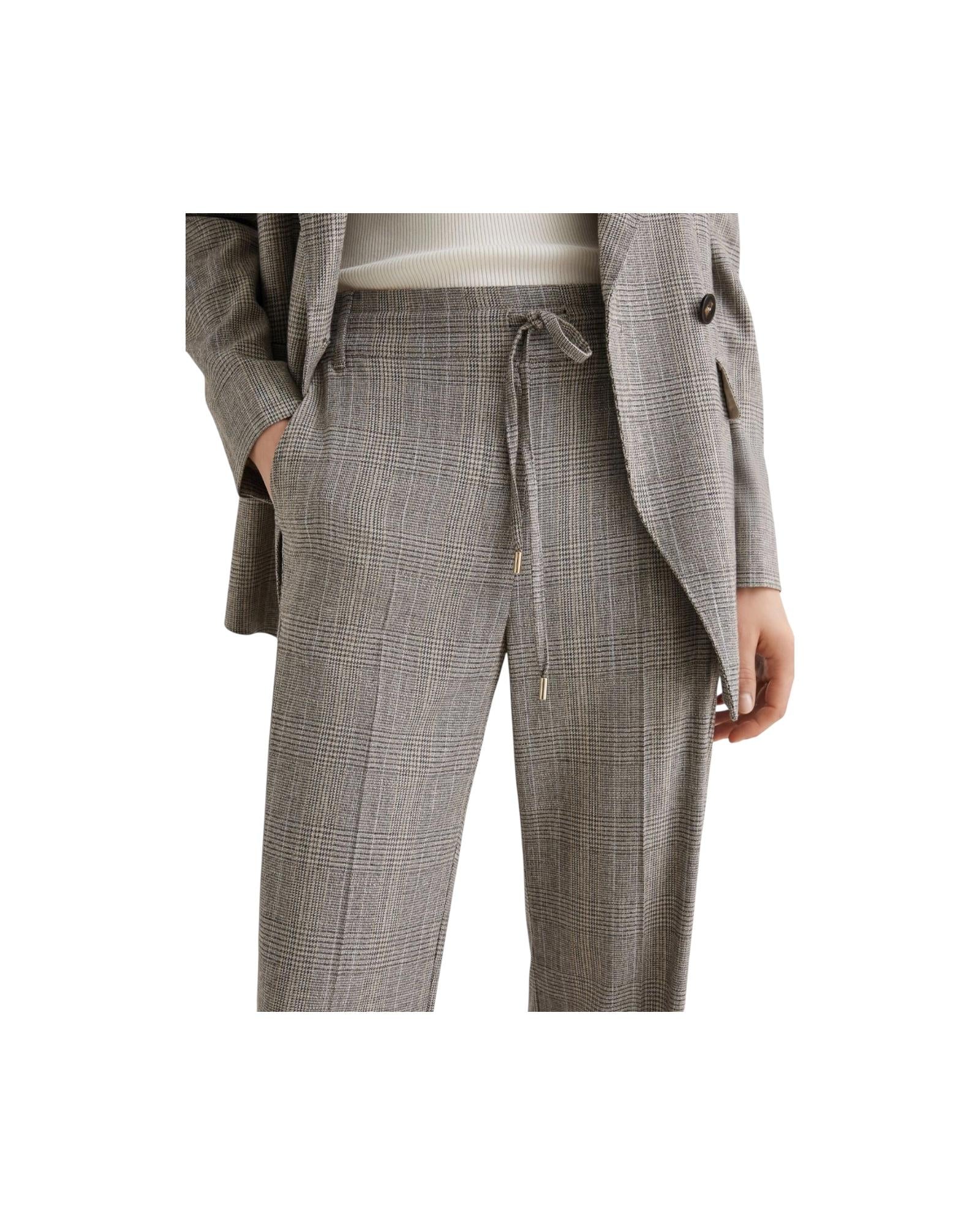 Pantalone in saglia fluida Check ELODIA 001 MARELLA 