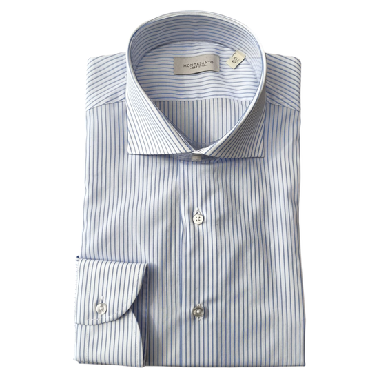 Camicia classica Uomo righe celeste 2798 3321 04 PORTOFIORI 