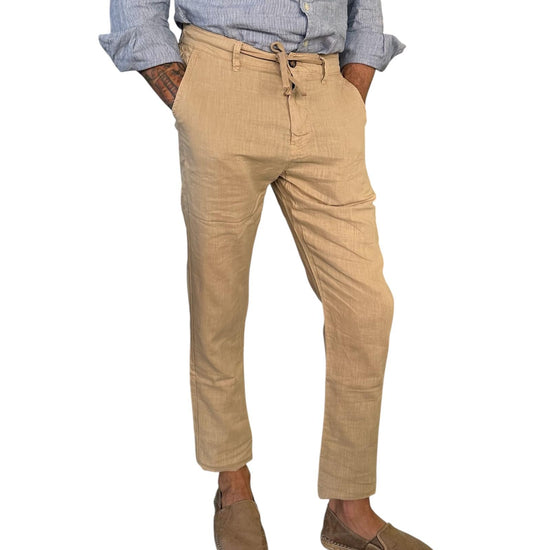 Pantalaccio misto lino Khaki GK713 KHAKI RE.VI.VAL 