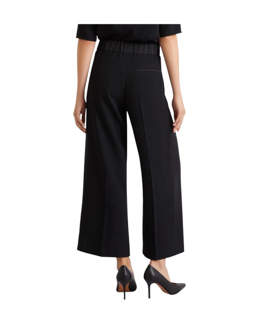Pantalone in envers satin Nero GRACE 002 MARELLA 