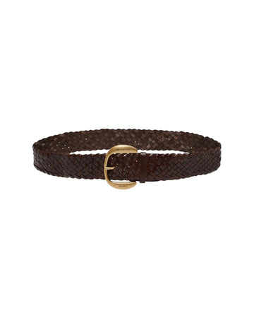 Cintura in cuoio intrecciato Testa di moro AGELO 002 MAX MARA WEEKEND 