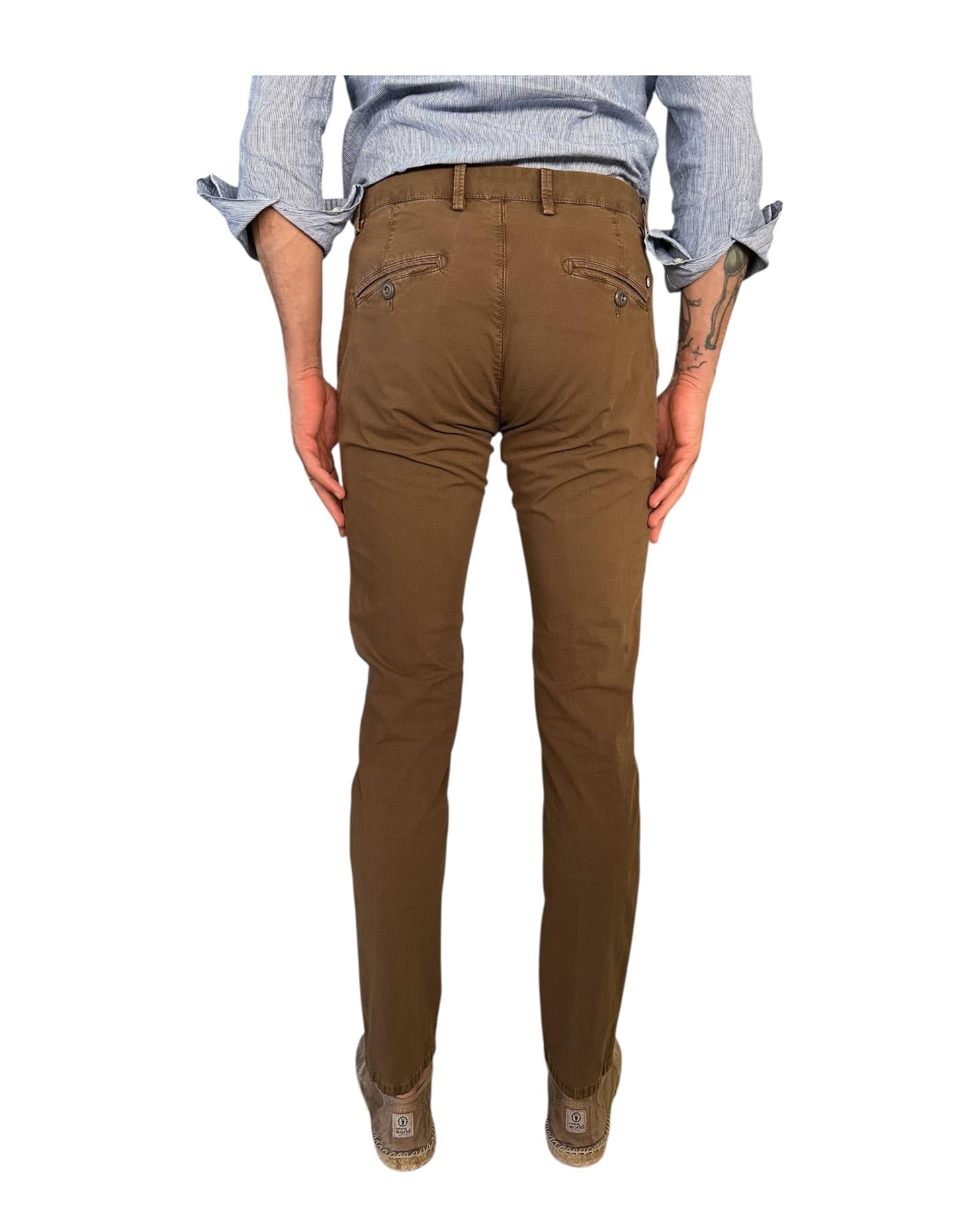 Pantalone Soho Popeline Jungle 002 SOHO POPELINE JUNGLE MODFITTERS 