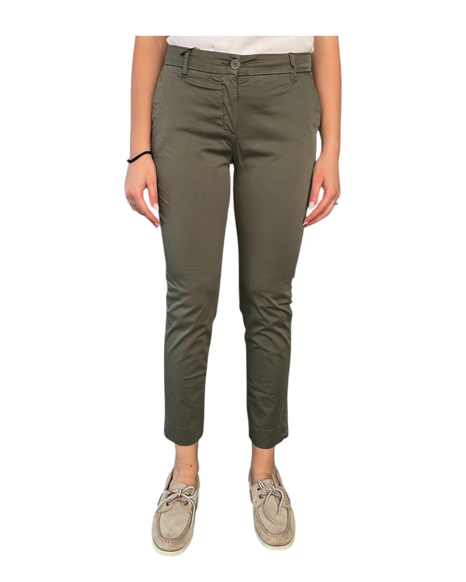 Pantalone Office verde militare OFFICE DONNA VERDE RE.VI.VAL