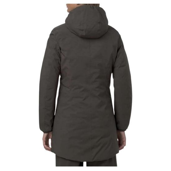 Giacca reversibile da donna Black olive green oak K8134CW B42 K-way 
