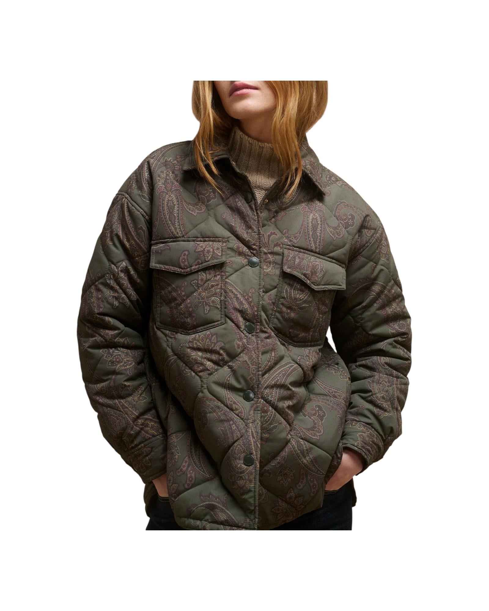 Overshirt imbottita leggera con stampa KIMM001 00229I MC2 SAINT BARTH 
