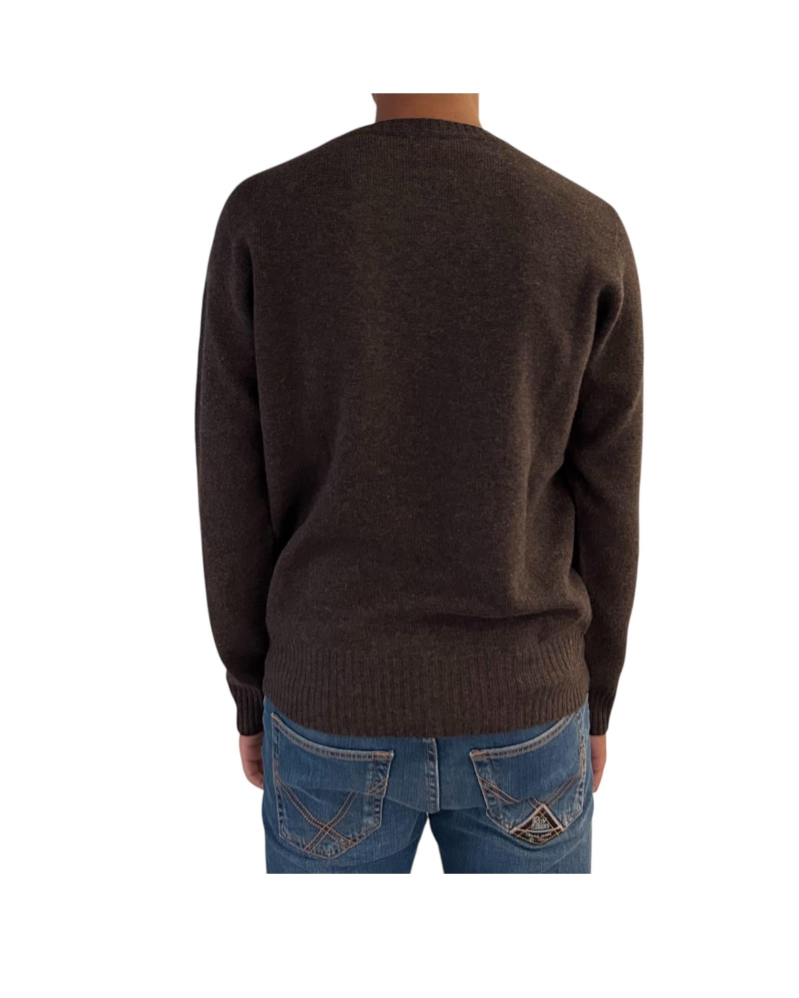 Maglione griocollo in lana merino Moro 12580 125 RETOIS 