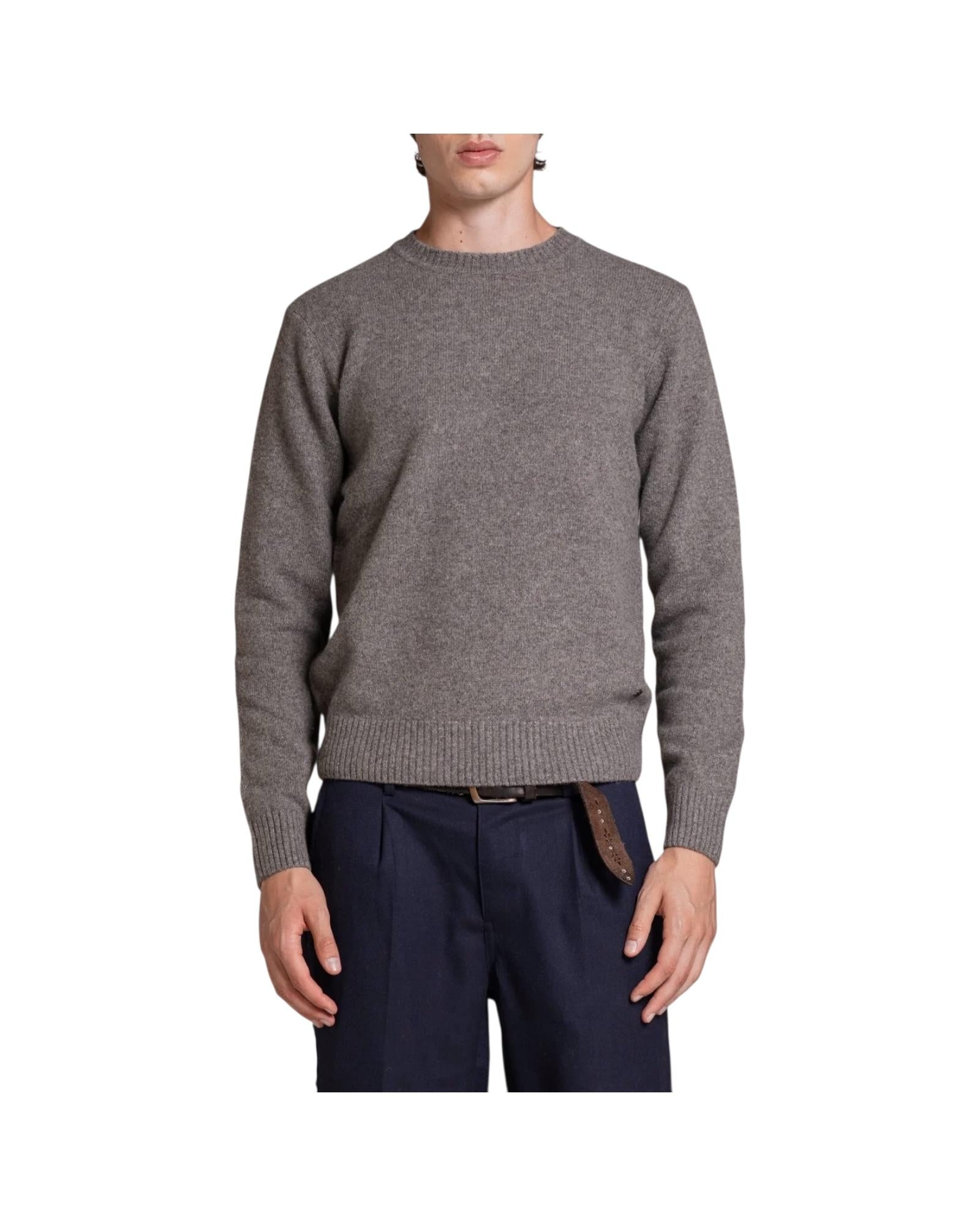 Magione in lana Grey melange CHARLIE WN8C44 IMPURE 