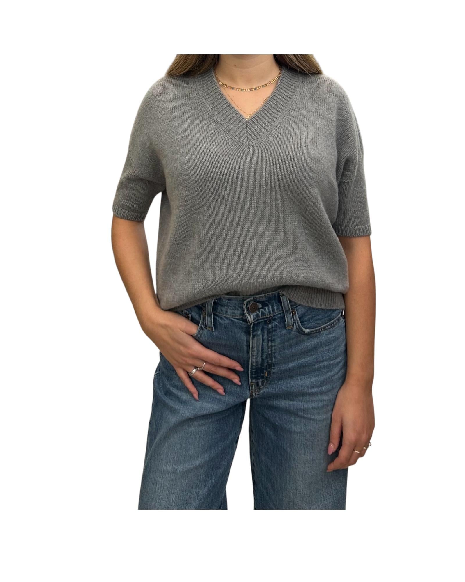 Gilet in cashmere Grigio 85885 114 RETOIS 
