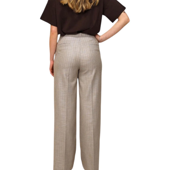 Pantalone Palazzo Gessato TAB0227 BEIGE VICOLO 