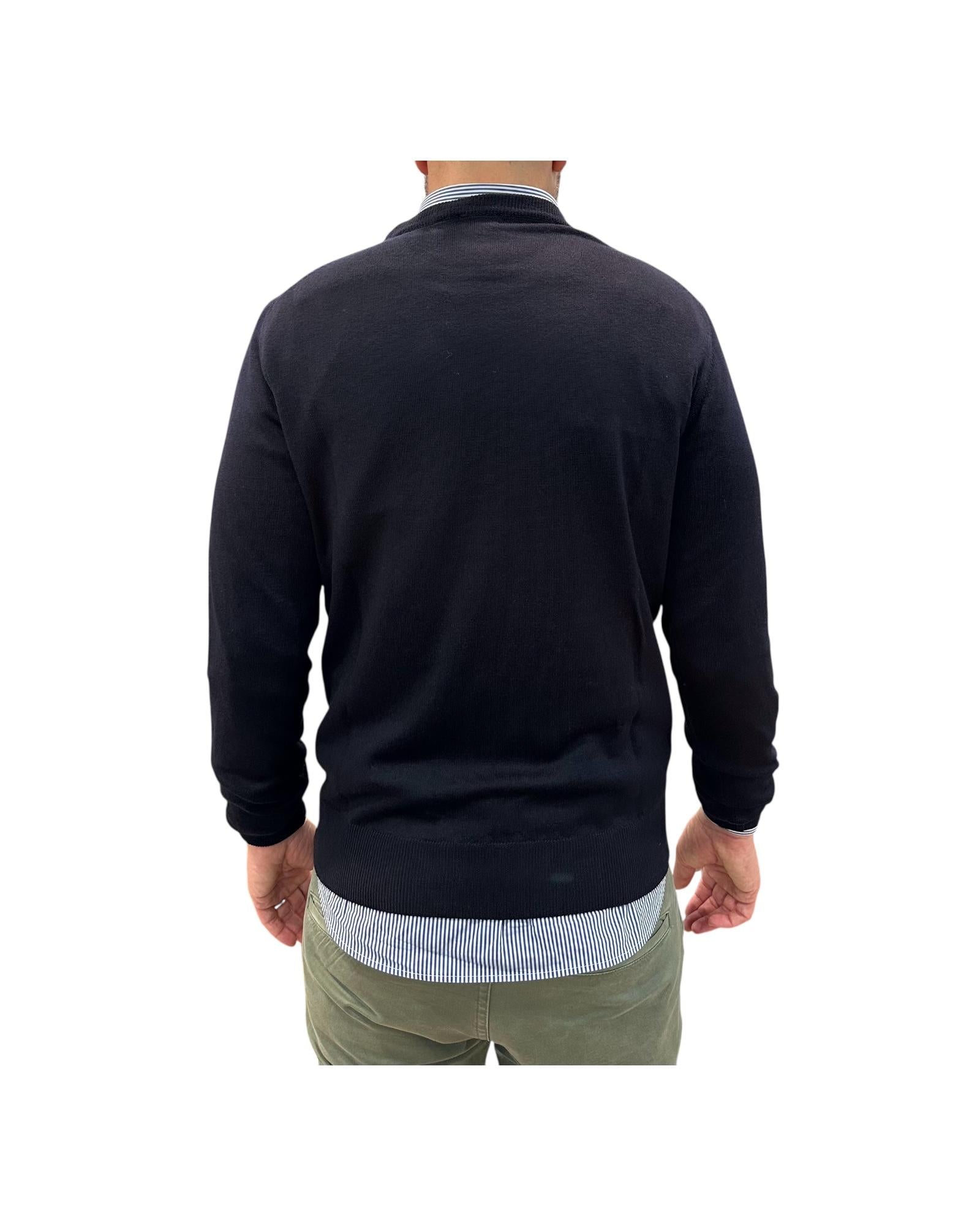 Maglia girocollo Blu 12200 108 RETOIS 