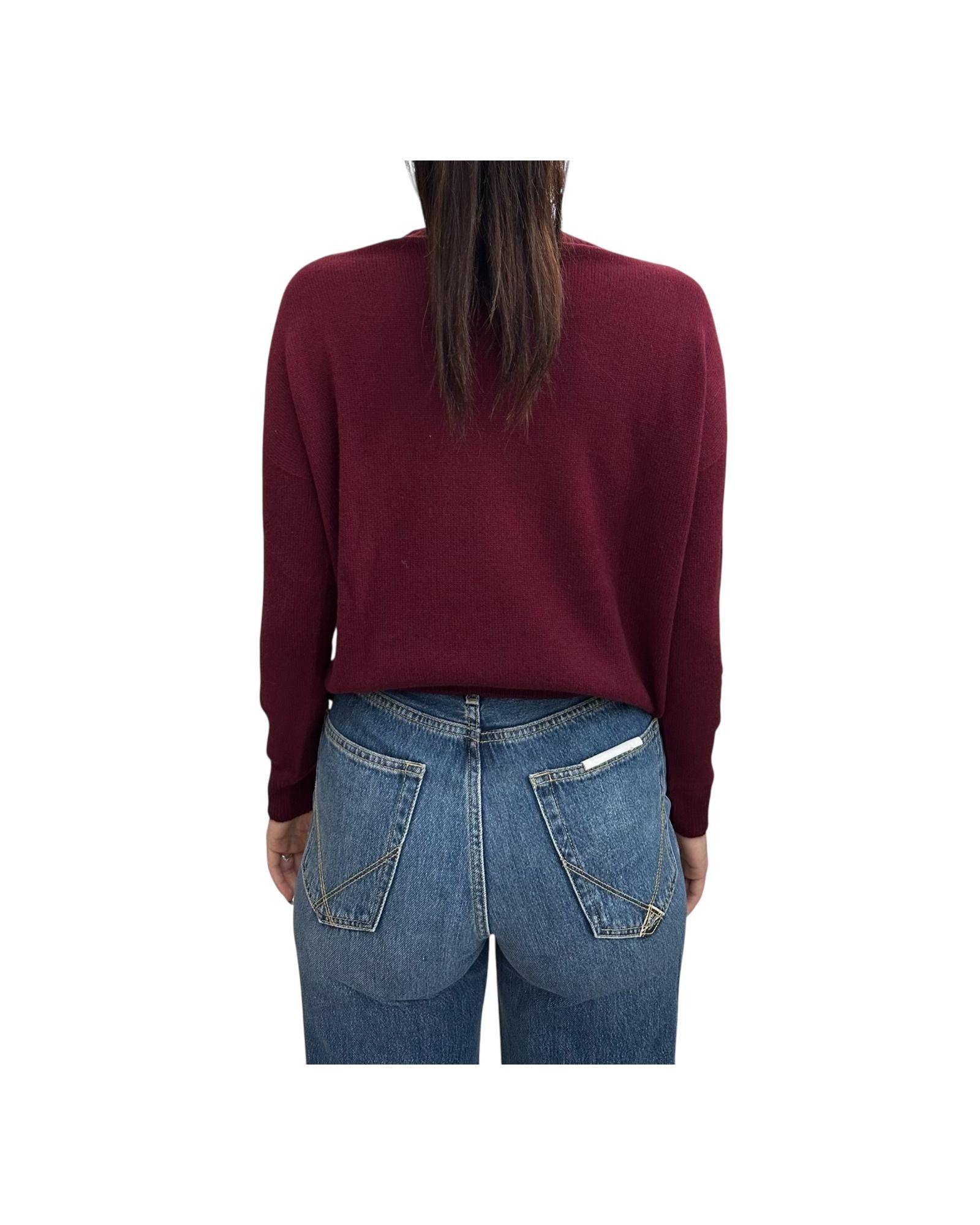 Maglia in cashmere Bordeaux 85880 168 RETOIS 