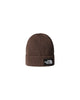Berretto con risvolto e logo TNF Smokey brown