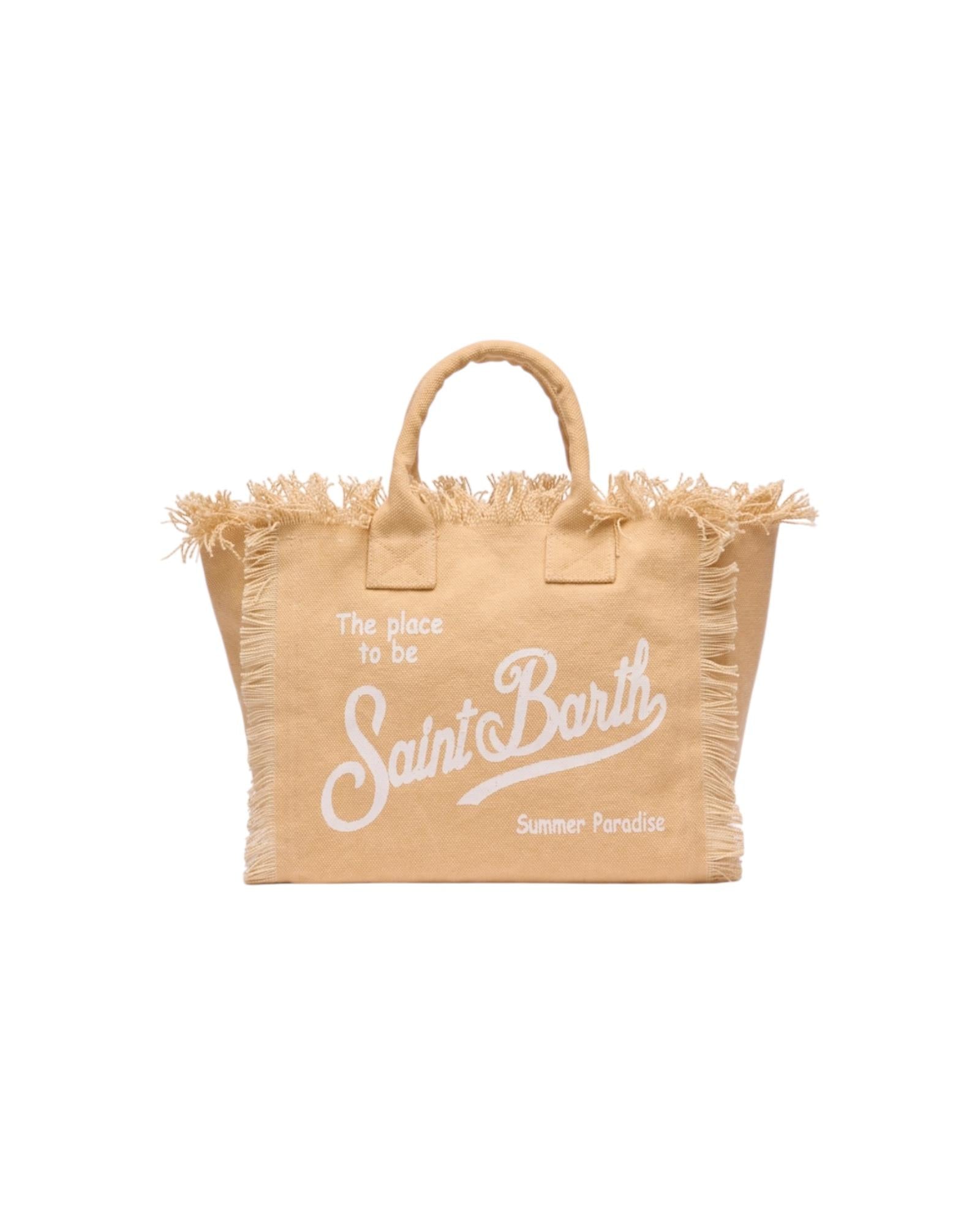 Borsa Colette in canvas di cotone Beige COL0001 00023H MC2 SAINT BARTH 