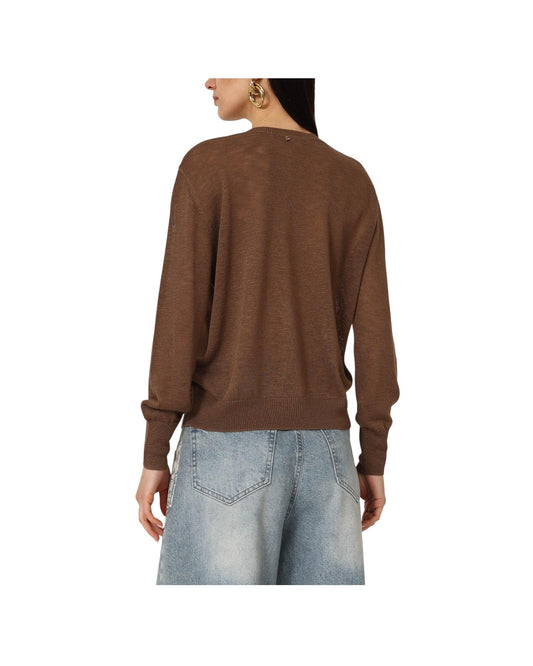 Maglia in viscosa Cioccolato F02O0801 CIOCCOLATO PHILIA LOFT 