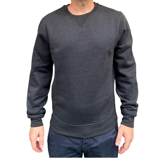 Felpa uomo girocollo Faded black W4008 FADED BLACK BL'KER 