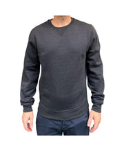 Felpa uomo girocollo Faded black