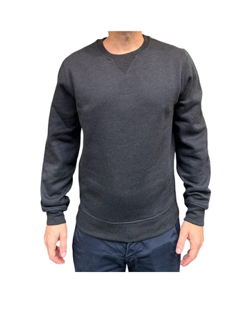 Felpa uomo girocollo Faded black W4008 FADED BLACK BL'KER 
