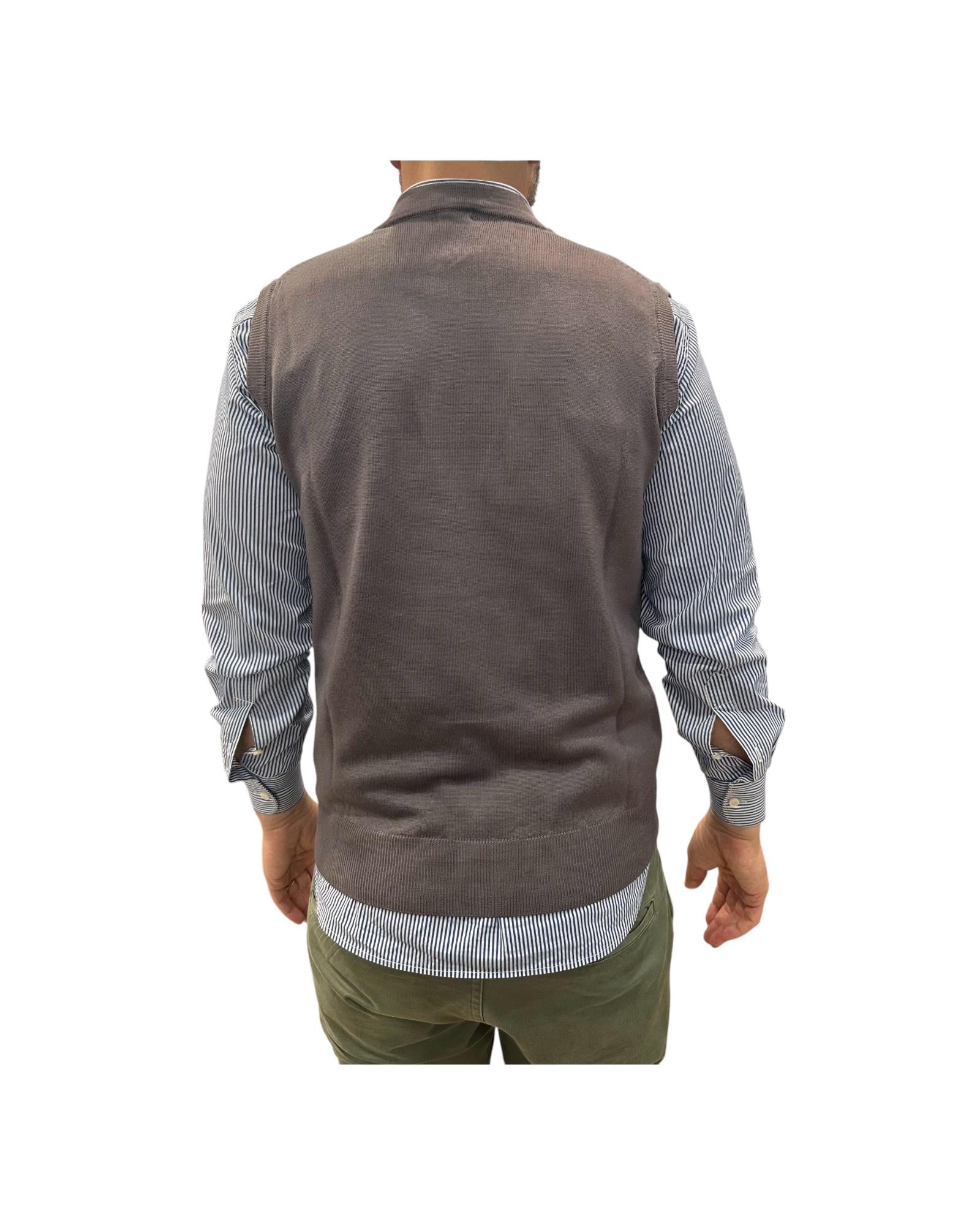 Gilet con bottoni Asfalto 12211 120 RETOIS