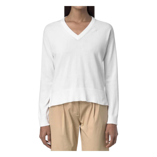 Maglione Adine white K2135SW 001 K-WAY 