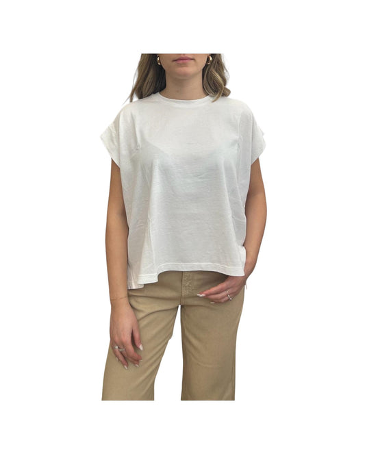 Top in jersey dyed White RND90308CR230569 C0069 ROY ROGER'S 