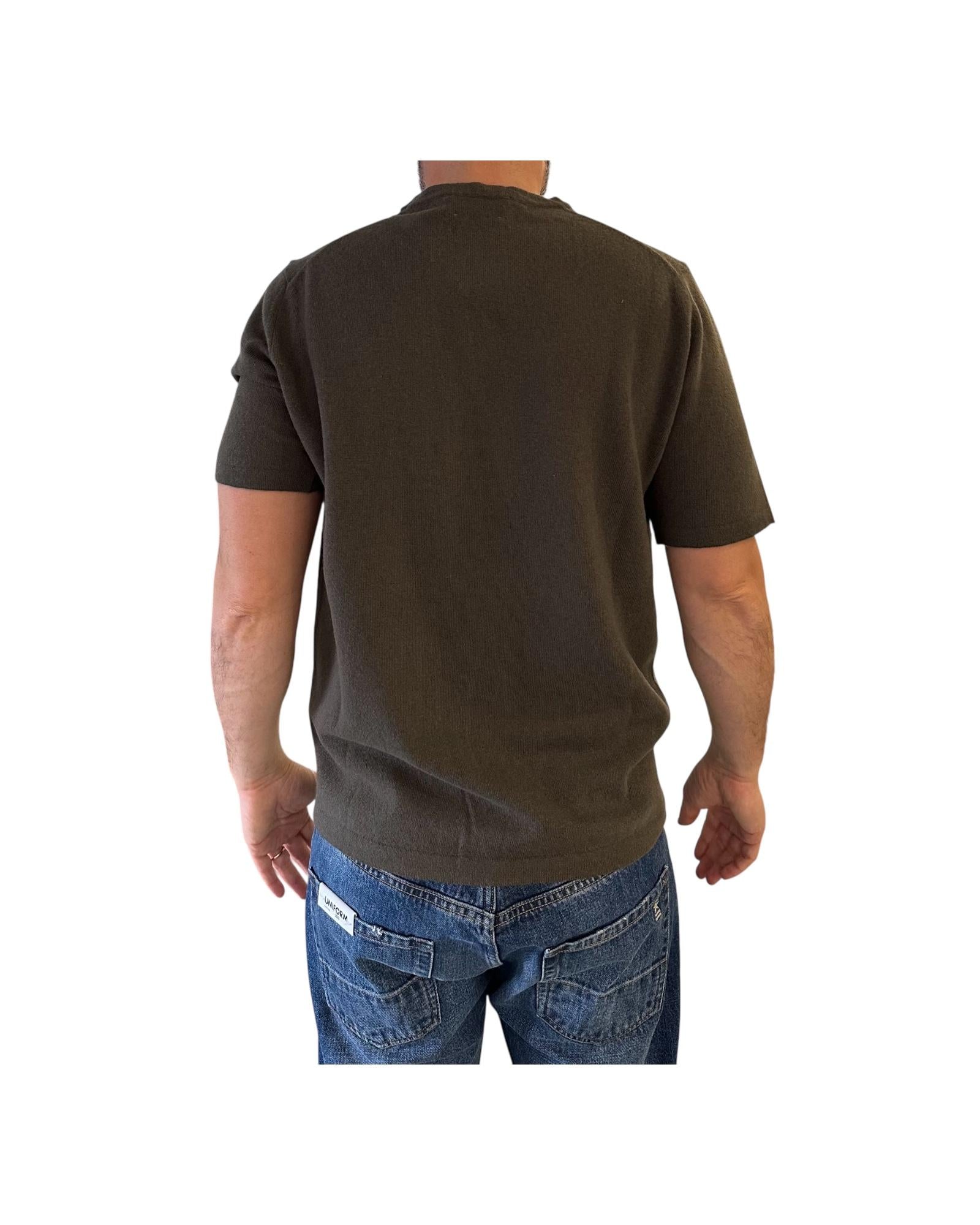 Maglia a maniche corte Muschio 0037 42 WOOL&CO 