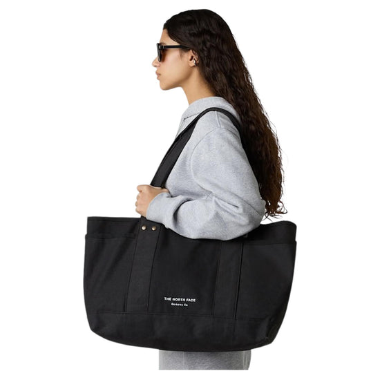 Borsa Tote circular in cotone Black CIRCULAR COTTON TOTE BLACK THE NORTH FACE 