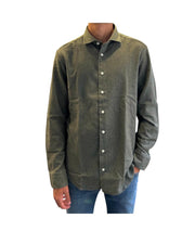 Camicia uomo in flanella Verde