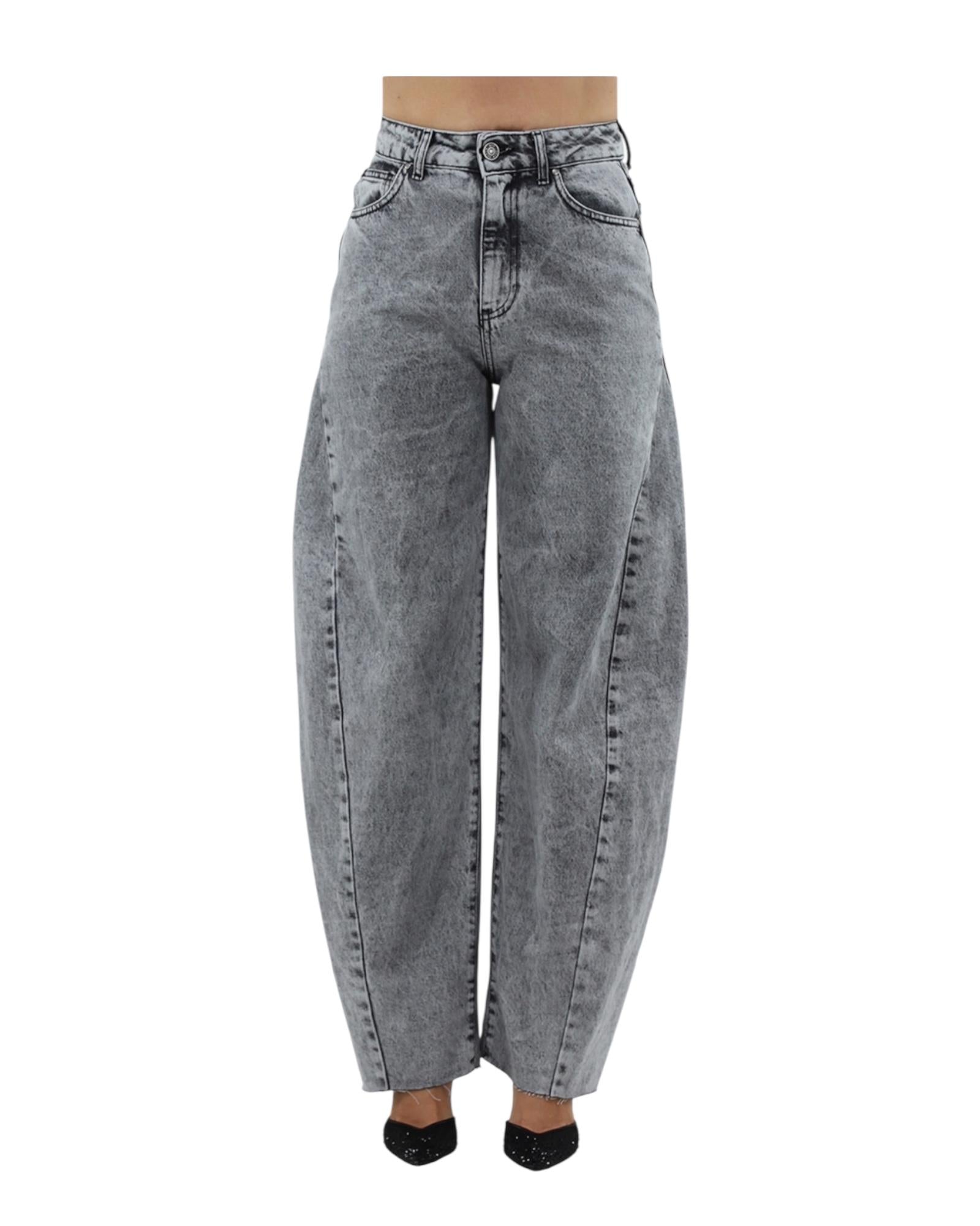 Jeans Balloon Nero lavato NEMESI 1 BLACK God save denim