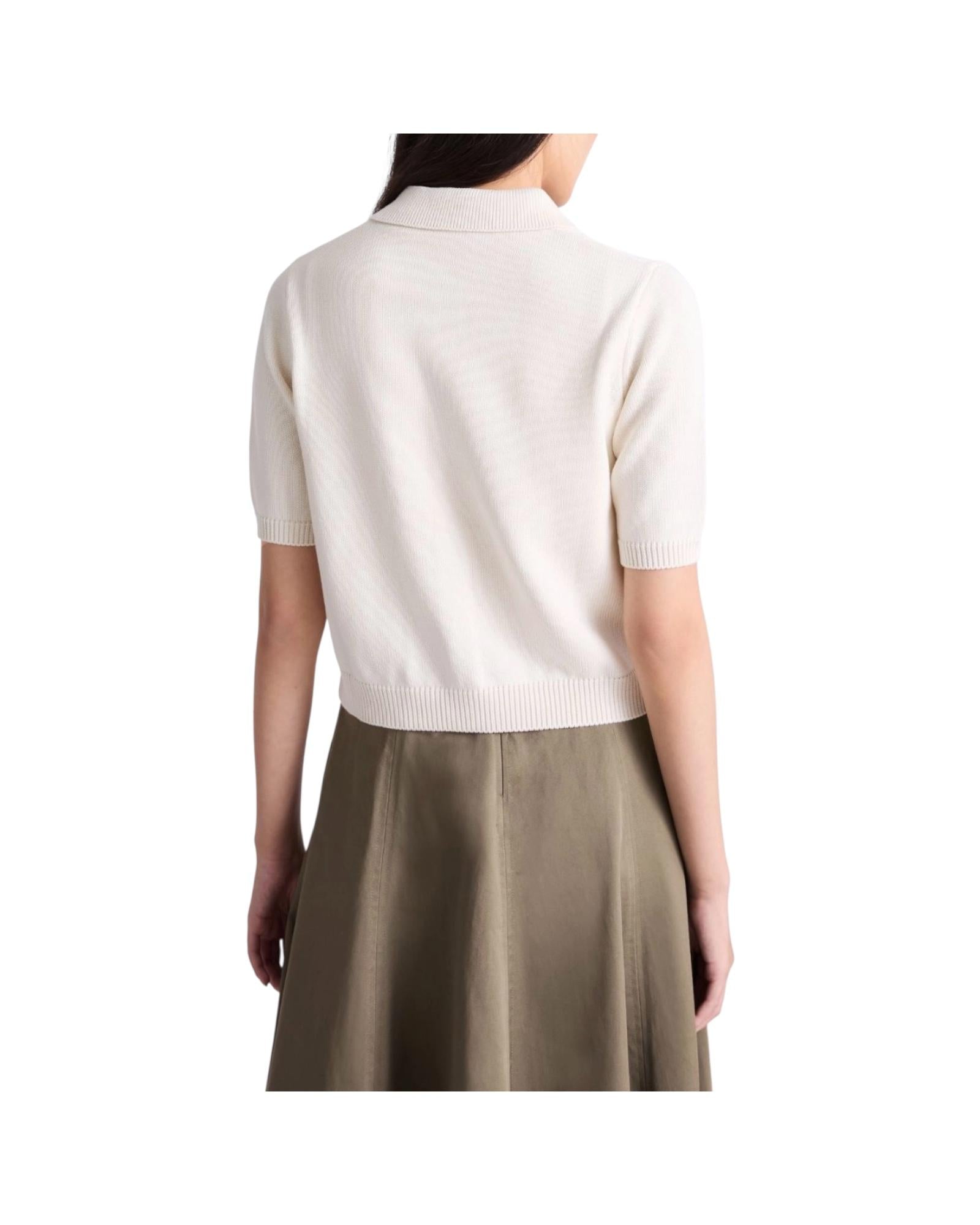 Cardigan in cotone e seta Panna MISTER 002 MARELLA