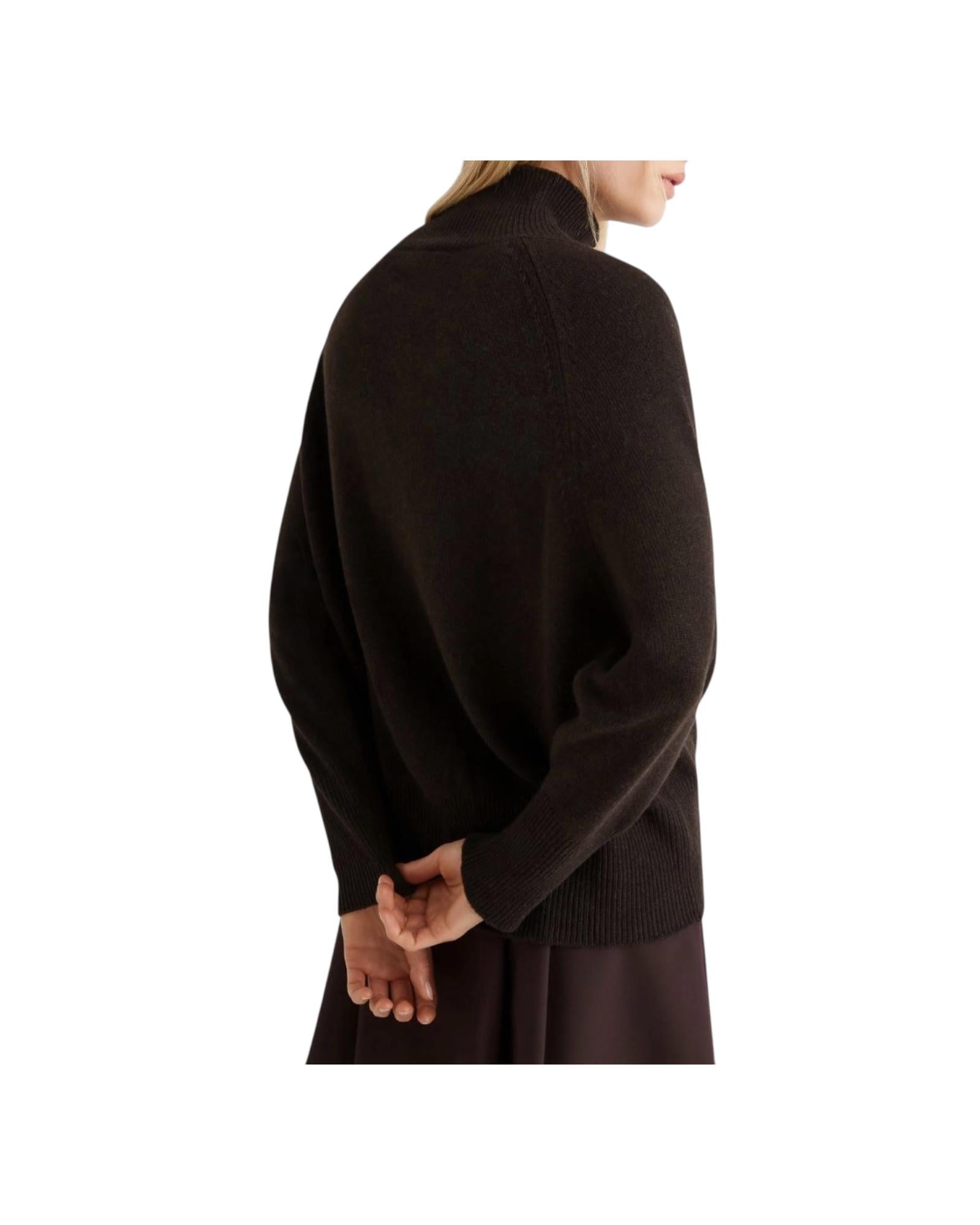 Maglia over in lana e cashmere Marrone ISMAELE 007 MARELLA 