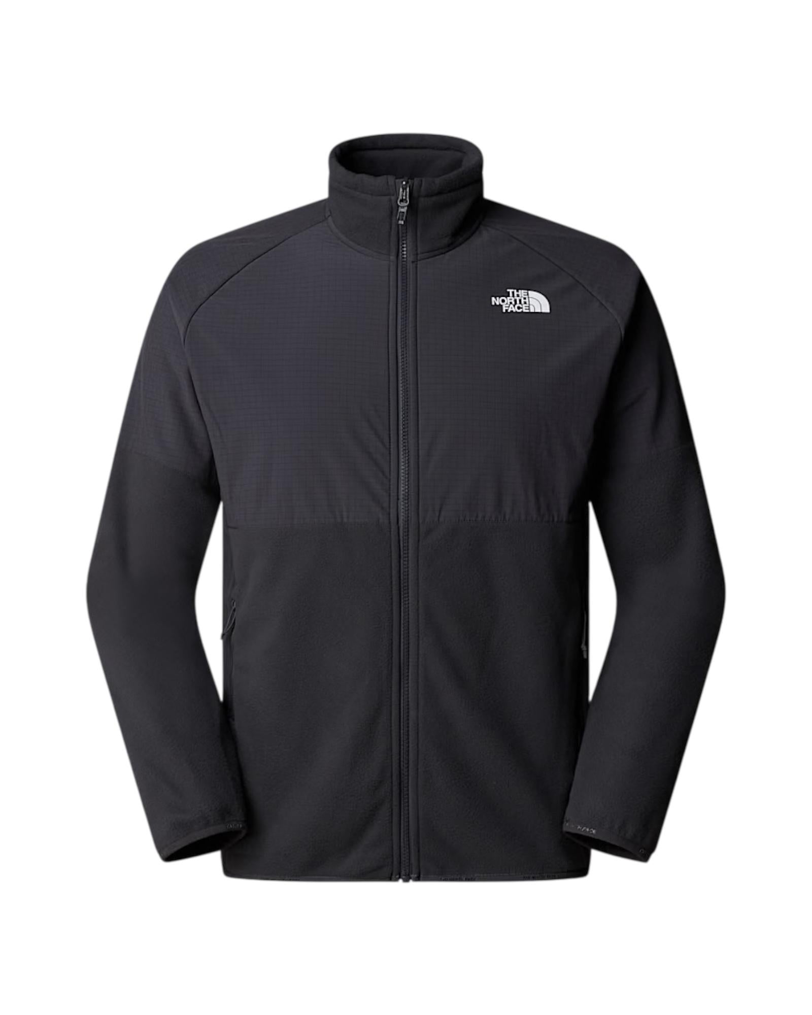 Pile pesante con cerniera integrale Glacier Grigio NF0A89JG ASPHG/ASPG THE NORTH FACE 