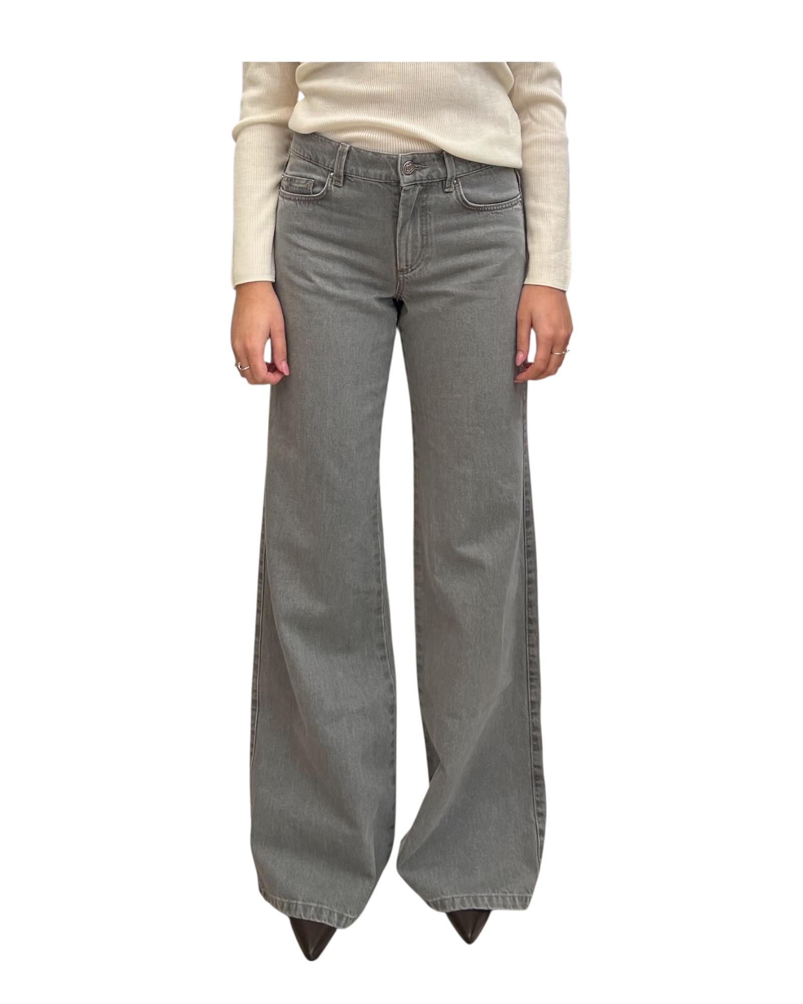Jeans wide leg Grigio WLEG 004 MARELLA 