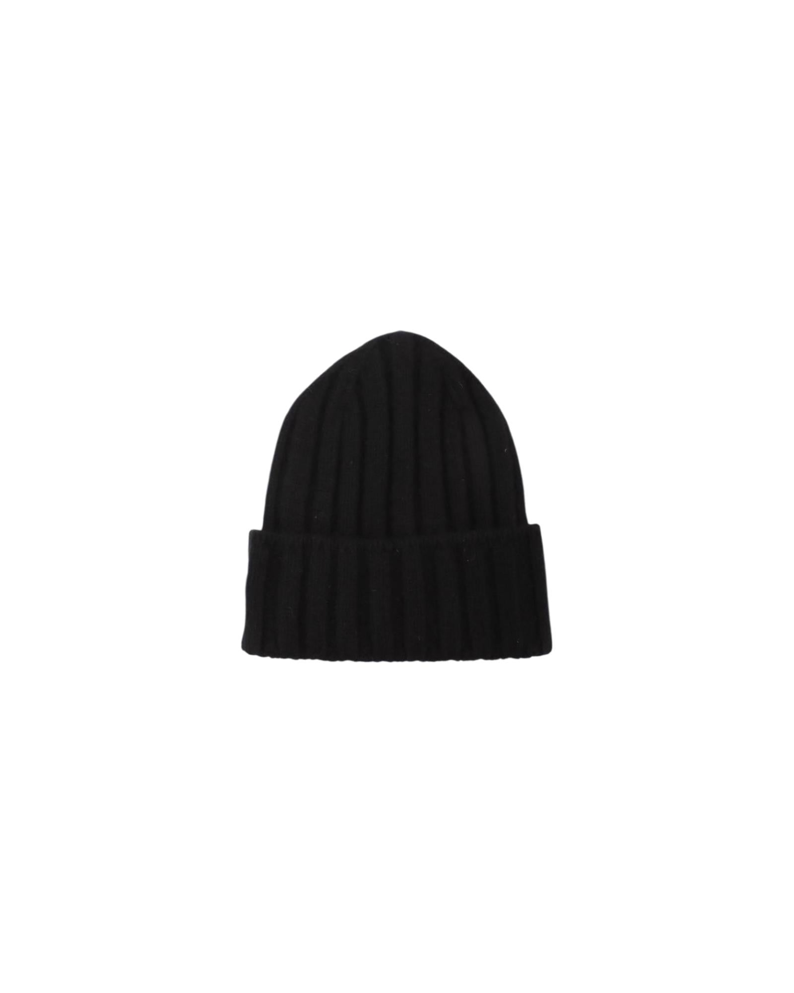 Cappello uomo in cashmere Nero W9010 110 BL'KER 