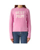 Maglione da donna Rosa con ricamo Best mum