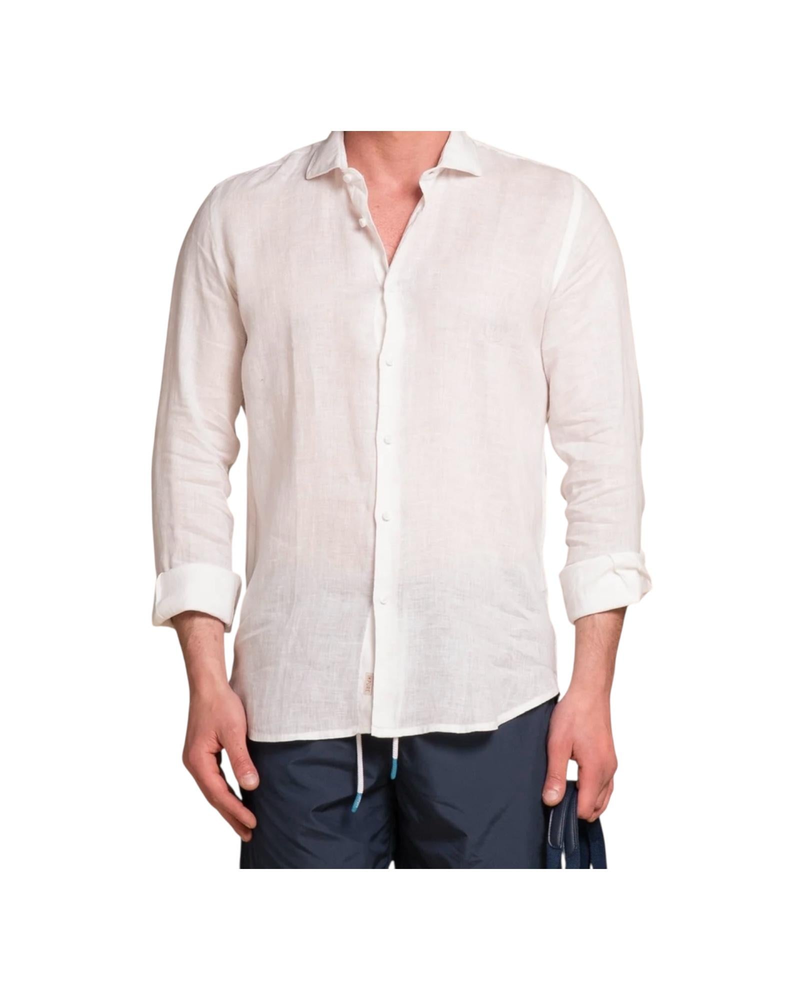 Camicia Riley Lino uomo white RILEY WHITE IMPURE