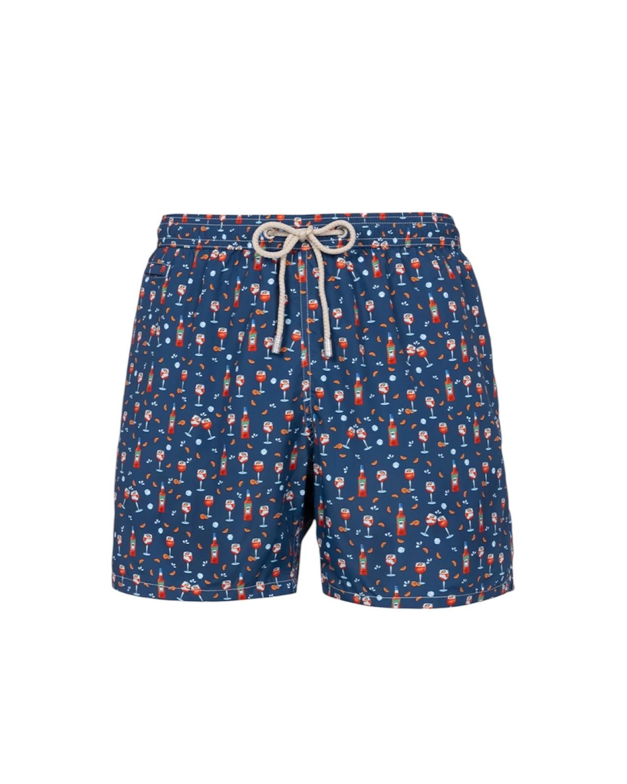 Costume uomo con stampa double spritz LIG0003 02709H MC2 SAINT BARTH