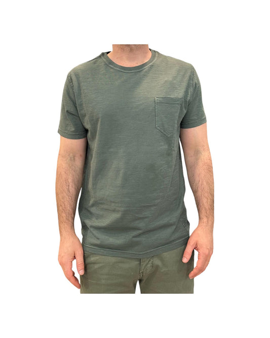 T-shirt Uomo Casco Bay Fiammata Green 1001 GREEN BL'KER 