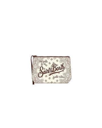 Pochette Aline Bandana Marrone ALIN001 03131L MC2 SAINT BARTH 