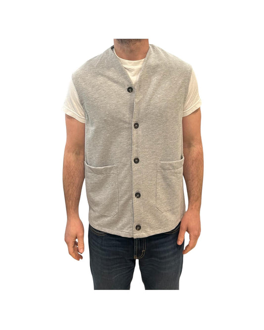 Gilet in cotone Grigio MALO GRIGIO MENTORE 