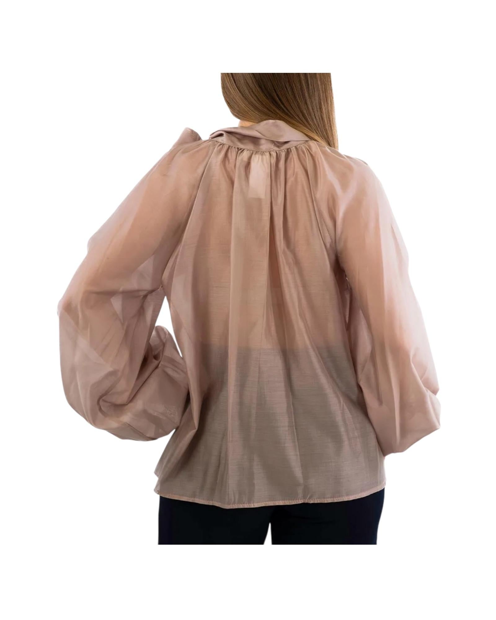 Camicia con fiocco Mandorla TAB0210 MANDORLA VICOLO 