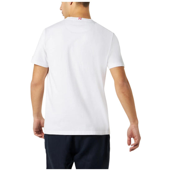 T-Shirt in cotone con taschino stampa papere BLA0001 03568L MC2 SAINT BARTH 