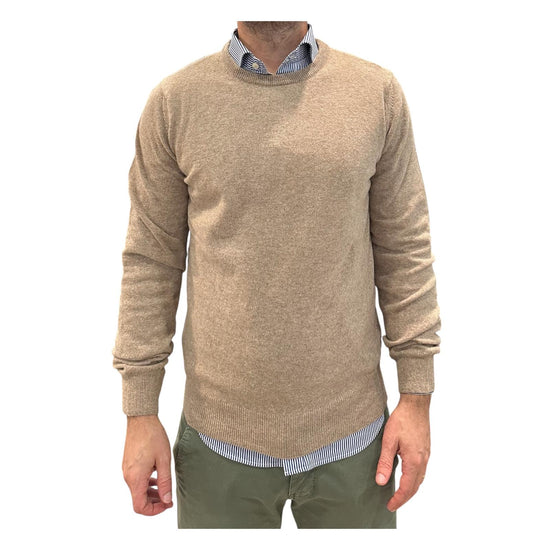Maglione girocollo Beige 15055T 132 RETOIS 