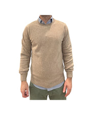 Maglione girocollo Beige